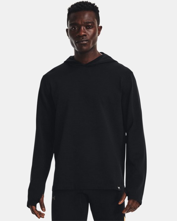 UA INTELLIKNIT WIND HOODIE-BLK