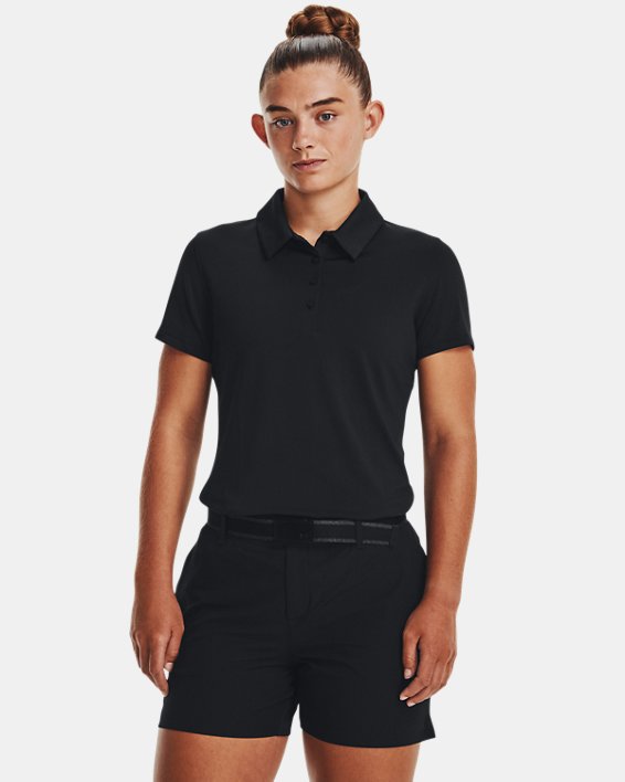 UA Playoff SS Polo-BLK