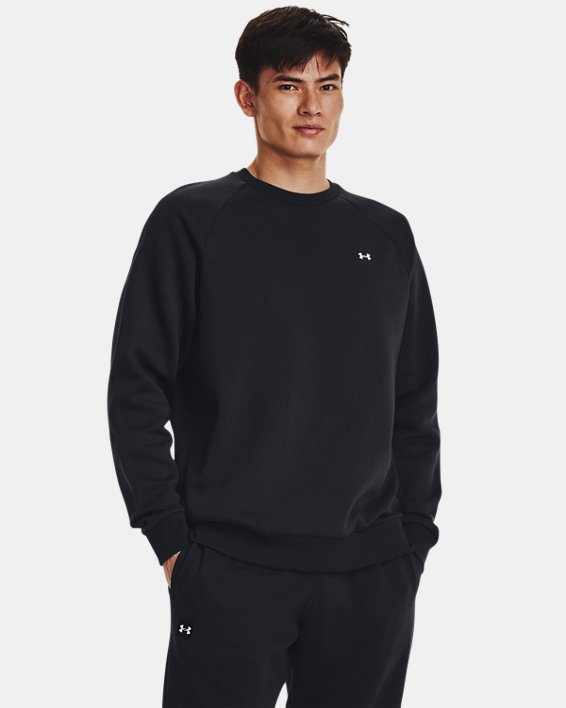 UA Rival Fleece Crew-BLK,SM