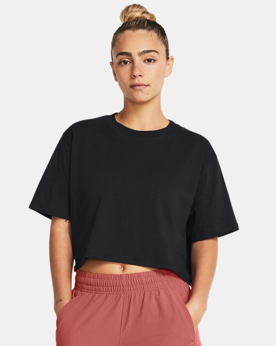 UA W Campus Boxy Crop SS