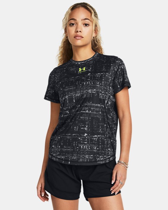 Remera de entrenamiento UA Challenger Pro estampada para mujer