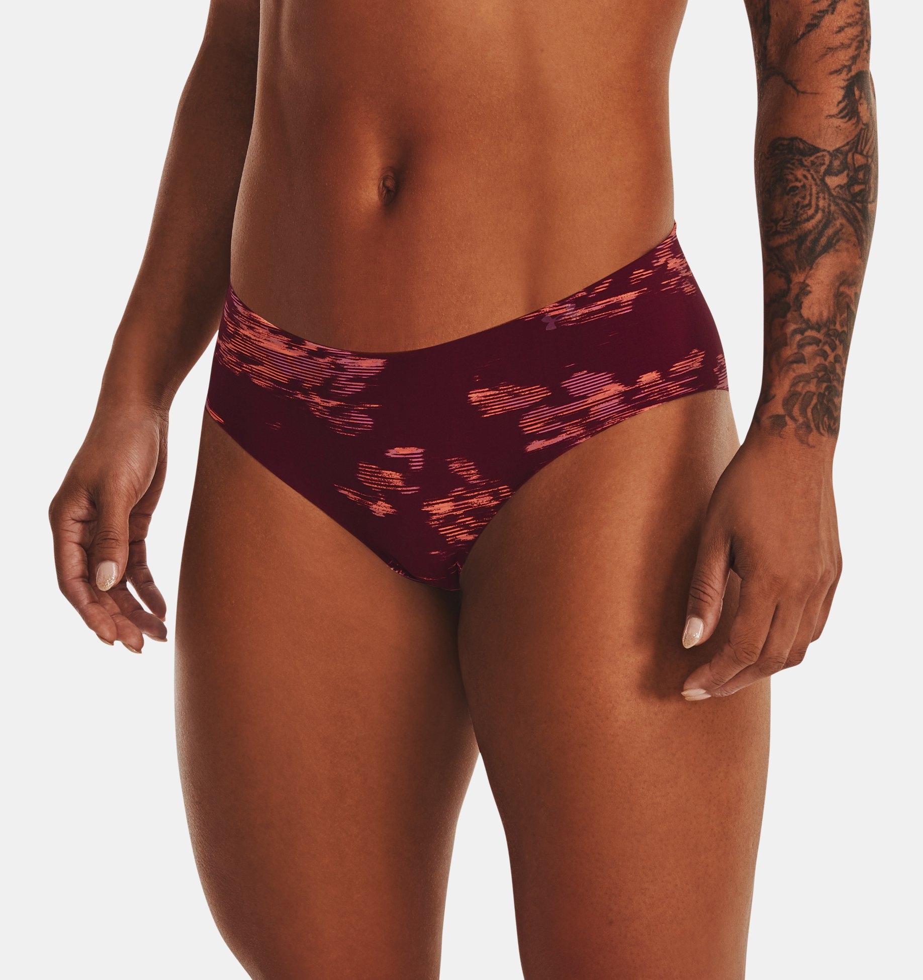 Braguita UA Pure Stretch Print para mujer - Paquete de 3 para mujer